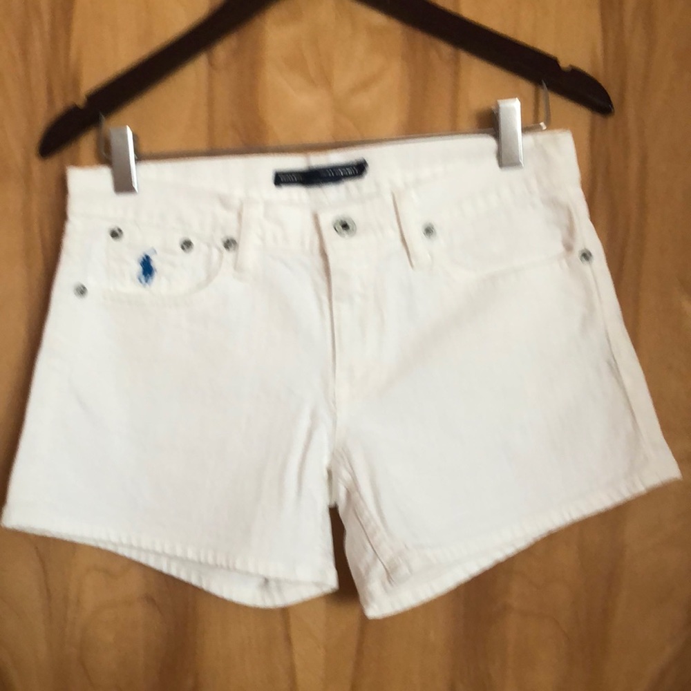 White Polo Ralph Lauren shorts